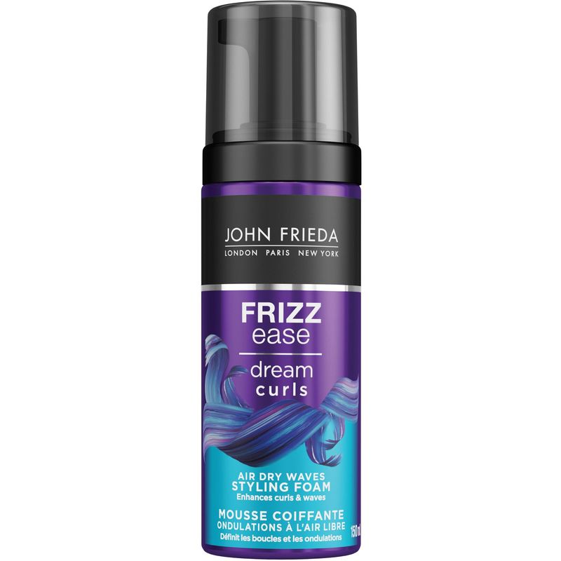 John Frieda Frizz Ease Dream Curls Air Dry Waves Styling Foam