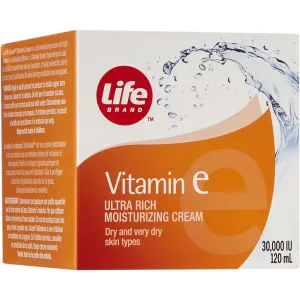 Life Brand Vitamin E Ultra-Rich Moisturizing Cream 120 mL