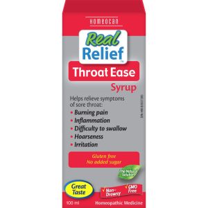Homeocan Real Relief Throat Ease Syrup