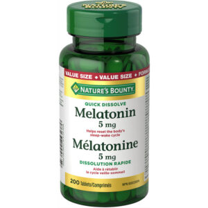 Natures Bounty Extra Strength Sublingual Melatonin 5 mg 200 Count