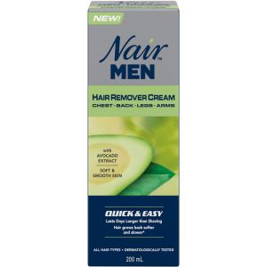 Nair Men's Hair Remover Cream with Avocado Extract 200 mL