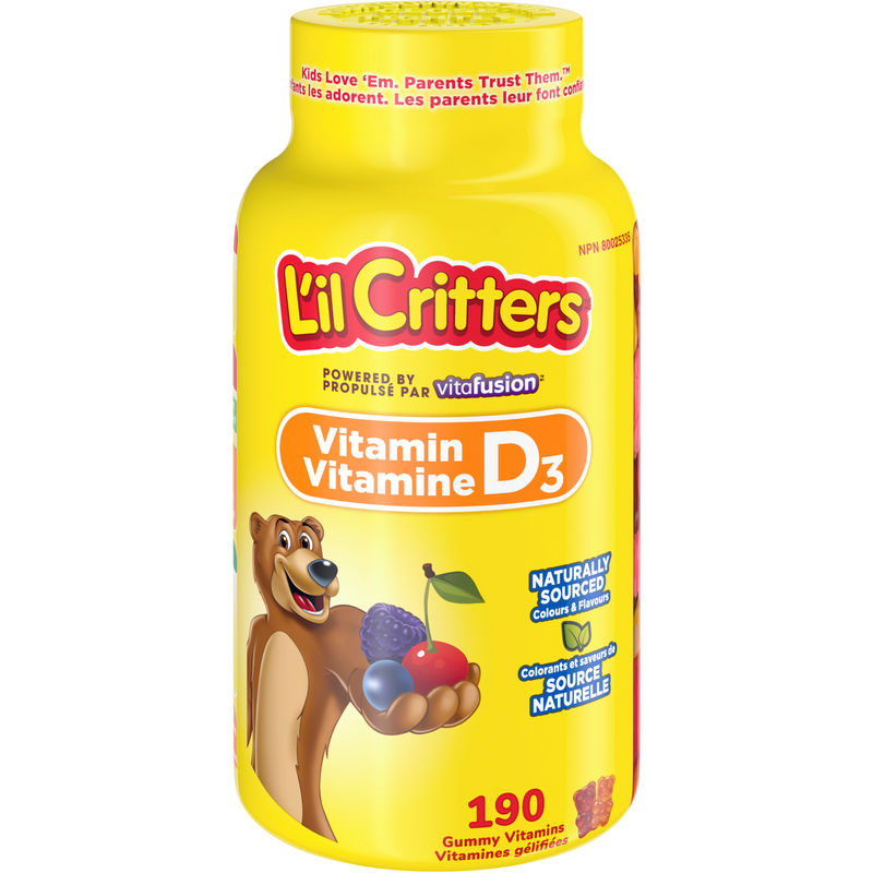 L'il Critters Vitamin D3 Gummies 190 Count