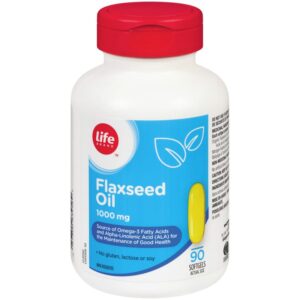 Life Brand Flaxseed Oil 1000mg 90 Capsules