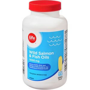 Life Brand Wild Salmon & Fish Oils 1000mg 180 Capsules