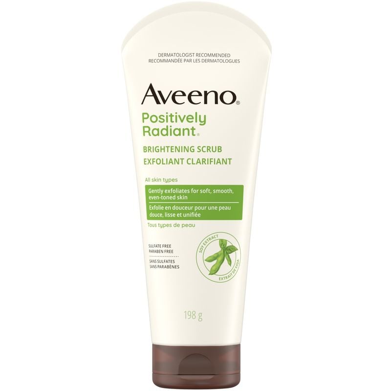 Aveeno Positively Radiant Skin Brightening Daily Scrub 198 g
