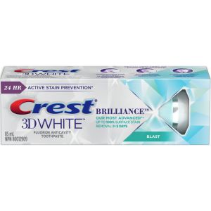 Crest 3D White Brilliance Blast Toothpaste, 85 ML