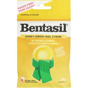 Bentasil Honey Lemon Lozenge - 38g