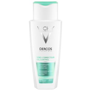 Vichy Dercos Oil Control Shampoo - Oily Hair 200 mL