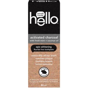 Naturally Friendly Activated Charcoal Fluoride-Free Toothpaste - 82 mL