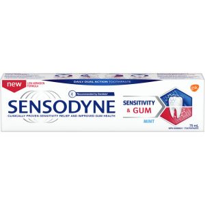 Sensodyne Sensitivity & Gum Toothpaste for Sensitive Teeth and Bleeding Gums 75mL
