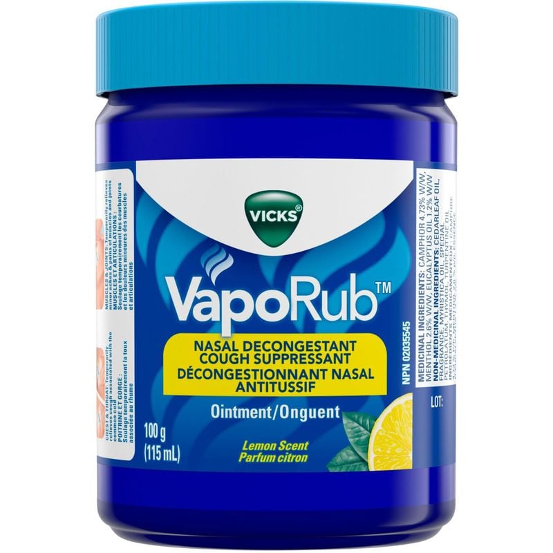 Vicks VapoRub Ointment, Lemon, 115 Ml - CTC Health