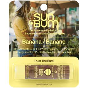 Sun Bum SPF 30 Banana Lip Balm - Water Resistant