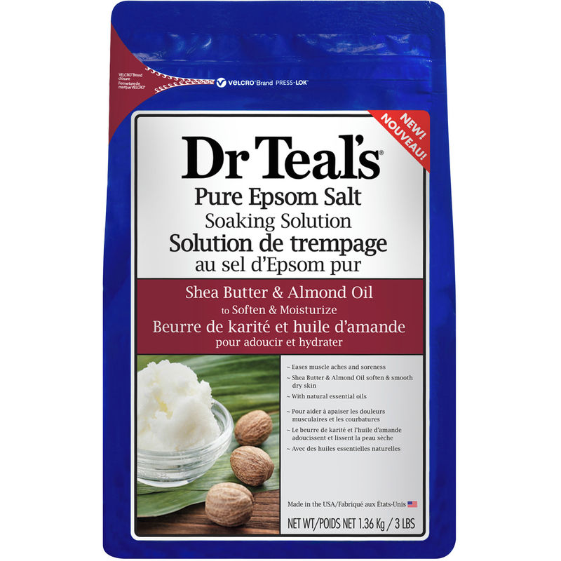 Dr Teal's Shea Butter & Almond Oil Epsom Salt 1360 g