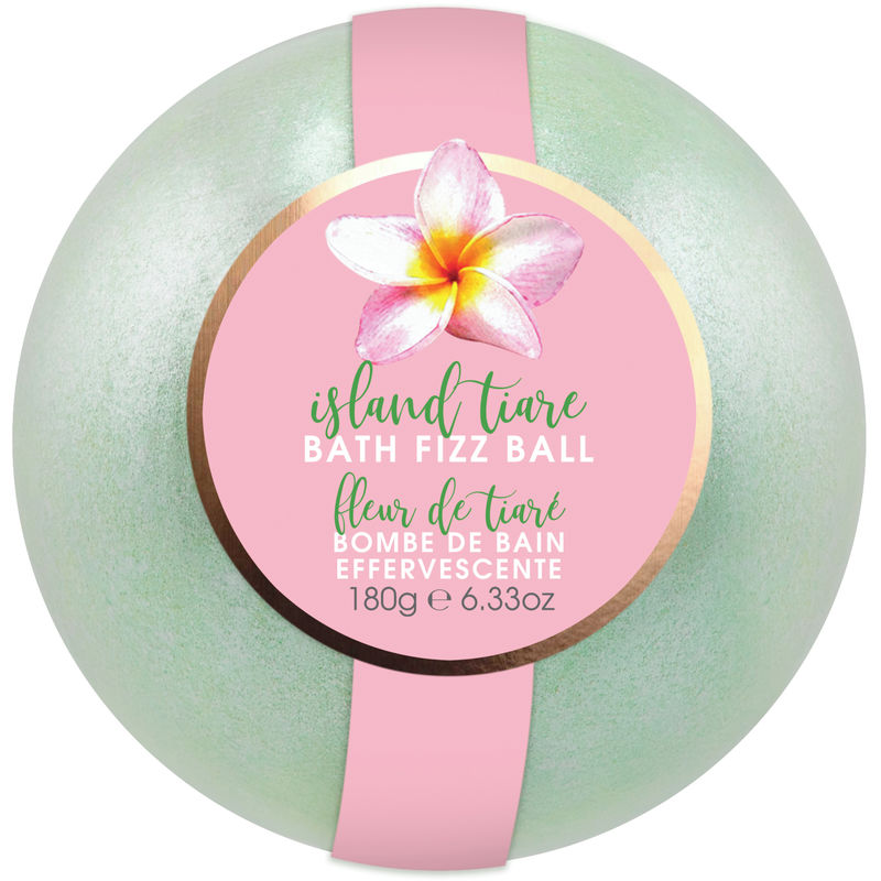 Camille & Mae Bath Fizz Ball Island Tiare