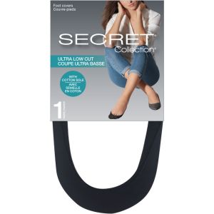 SECRET COLLECTION Ultra Low Cut Foot Covers - Noir