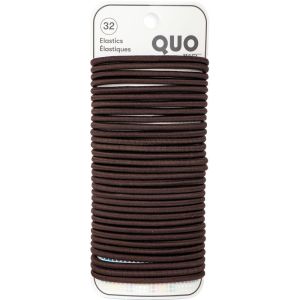 Quo Beauty 32pk Reg Elastics - Brown