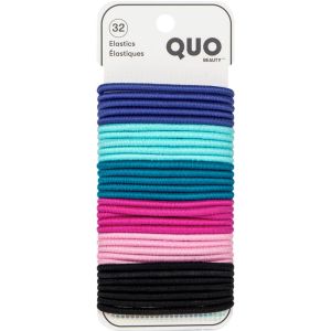 Quo Beauty 32pk Elastics - Bright Colours