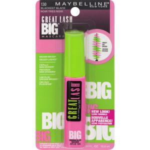 Maybelline Great Lash BIG Washable Mascara - Blackest Black