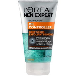 L'Oreal Paris Men's Face Wash Scrub for Oil Control