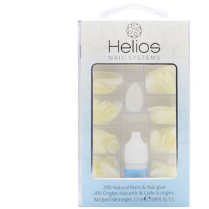 Helios Artificial Nail 200 Pack Square Color: Natural