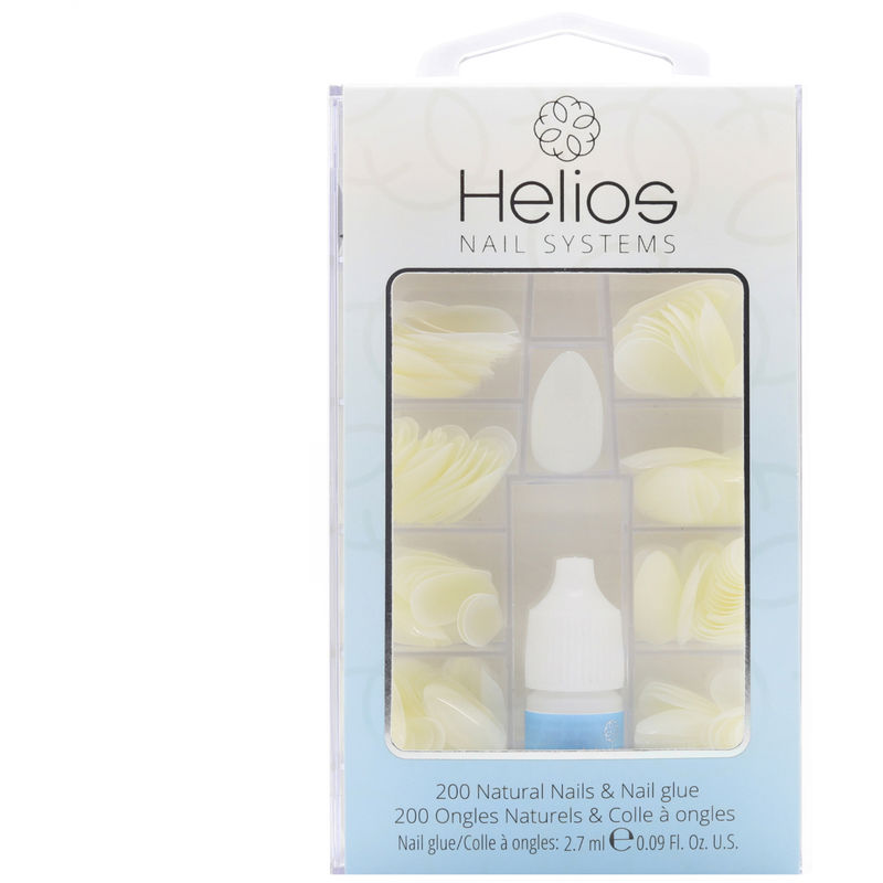 Helios Artificial Nail 200 Pack Square Color: Natural