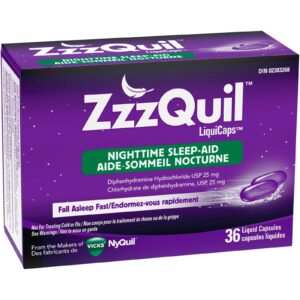 Vicks Zzzquil Nighttime Sleep-aid Liquicaps, 36 Count
