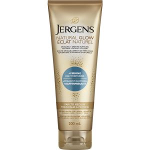 Jergens Natural Glow +Firming Daily Moisturizer & Gradual Sunless Tanner - Fair to Medium