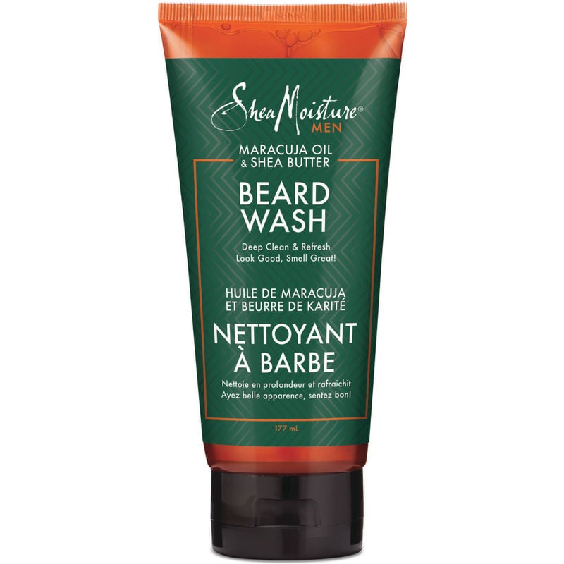 SHEA MOISTURE Men Maracuja Oil and Shea Butter Beard Wash - Deep Clean Formula