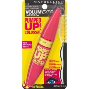 Maybelline Volum' Express Pumped Up! Colossal Washable Mascara - Classic Black