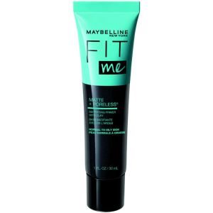 Maybelline Fit Me Matte + Poreless Mattifying Face Primer Makeup, Clear