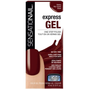 Sensationail Express Gel One Step Polish Color: Make My Heart Beet