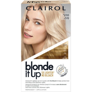Clairol Blonde It Up, Permanent Hair Dye, 5x Lift with No Bleach Color: Platinum Blonde
