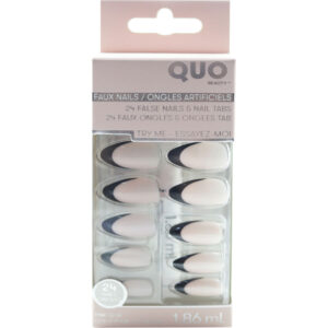 Quo Beauty Faux Nail Kit with Glue in Black