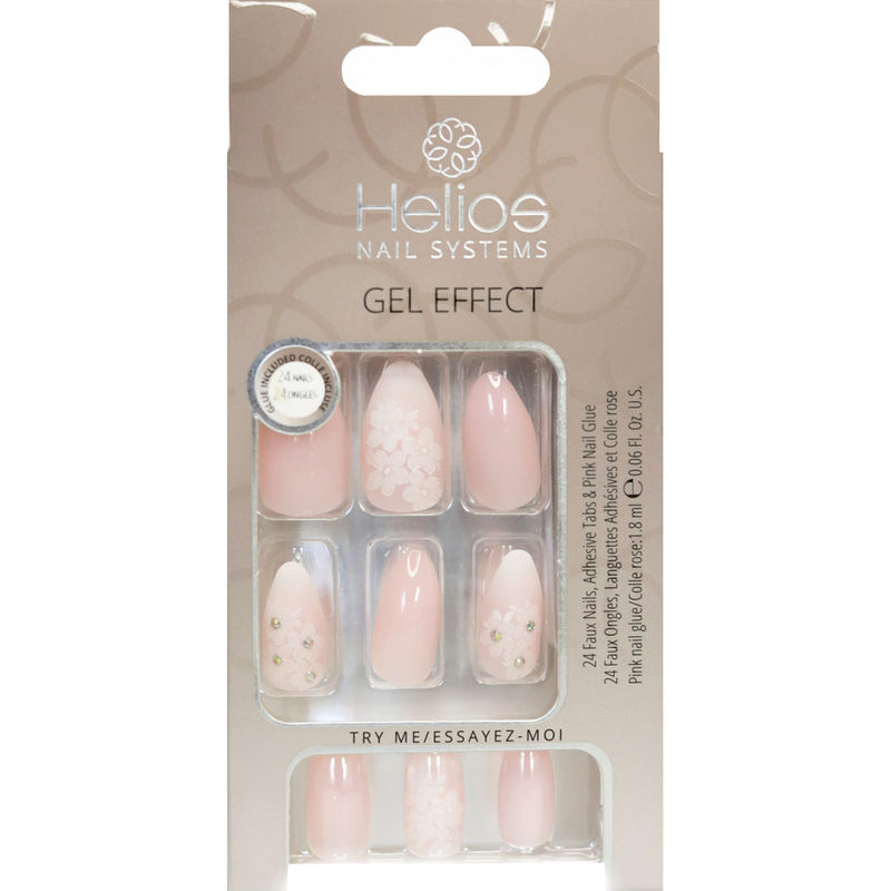 Helios Gel Effect Artificial Nail Color: Black
