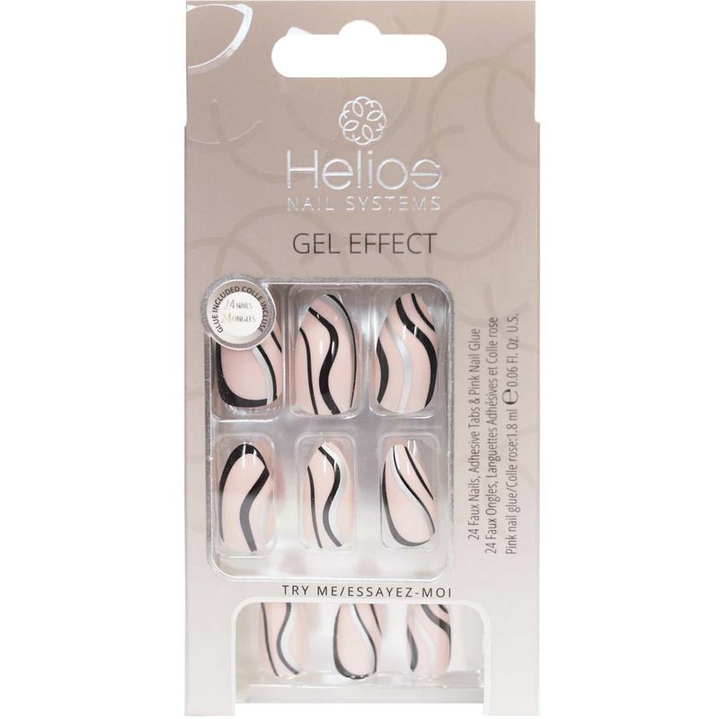 Helios Gel Effect Artificial Nail Color: Pink