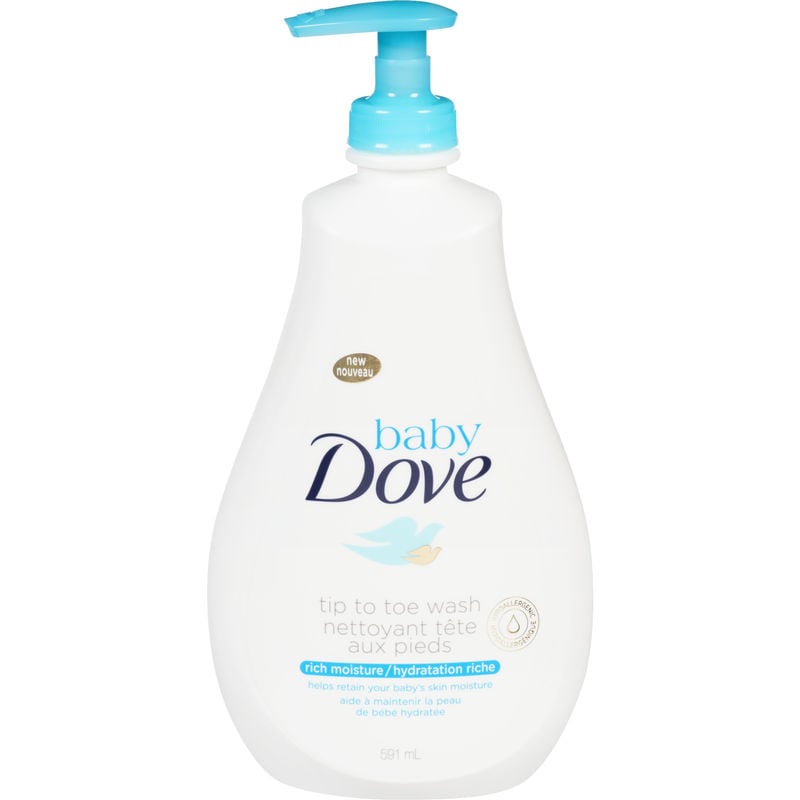 Baby Dove Rich Moisture Tip to Toe Baby Wash, 591 mL