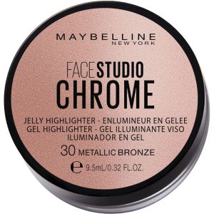 Maybelline Chrome Jelly Highlighter Face Makeup - Metallic Bronze