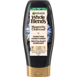 Garnier Whole Blends Magnetic Charcoal Purifying Conditioner for Greasy Scalp, 356 ML