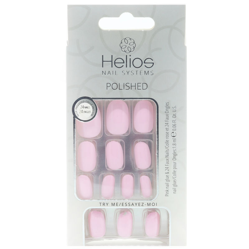 Helios Polish Artificial Nail Color: Pale Pink