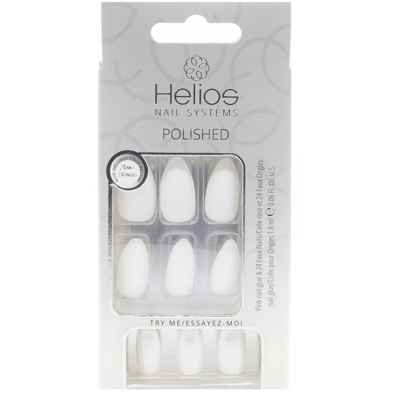 Helios Polish Artificial Nail Color: White