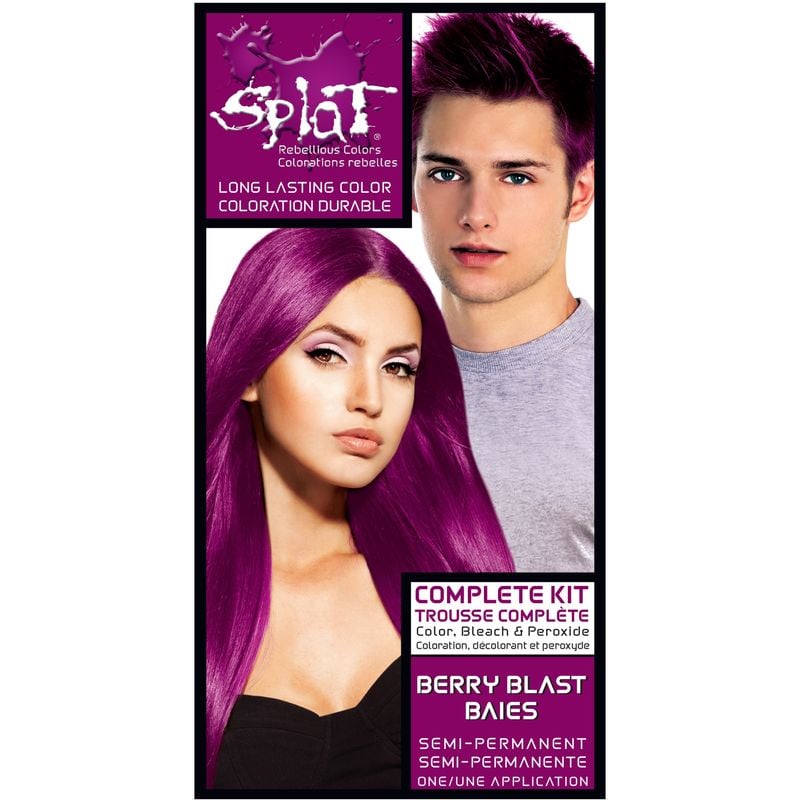 Splat Extreme Semi-Permanent Hair Colour Kit - Berry Blast