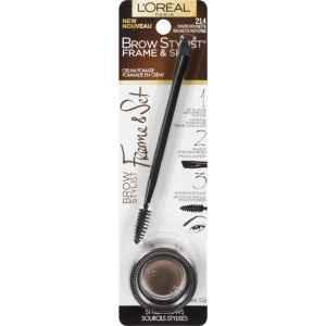 L'Oreal Paris Brow Stylist Frame & Set Pomade, Warm Brunette