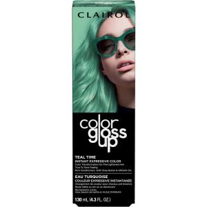 Clairol Color Gloss Up, Temporary Hair Dye, Hair Gloss Treatment - Teal Time