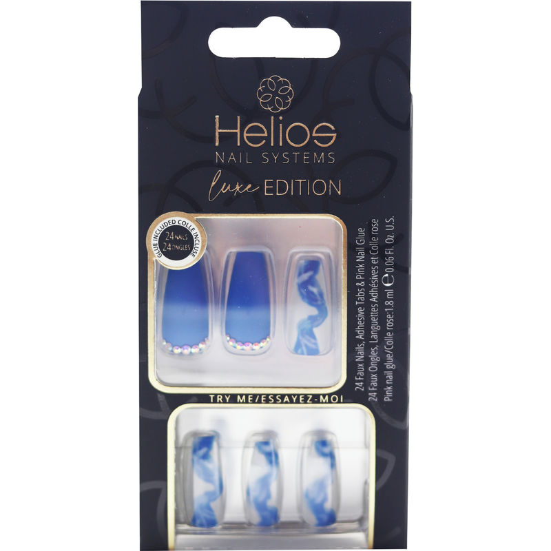 Helios Luxe Edition Artificial Nail Color: Blue