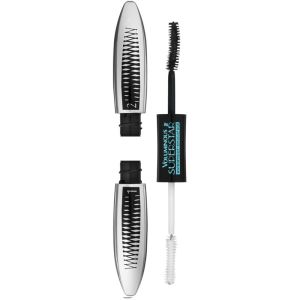 L'Oreal Paris Voluminous Superstar Mascara - Waterproof Blackest Black
