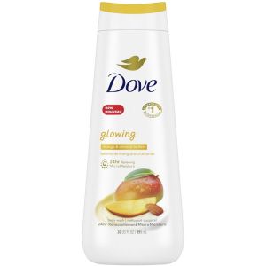 Dove Glowing Mango & Almond Butters Body Wash - Nourishing Body Cleanser for Healthy-Looking Skin
