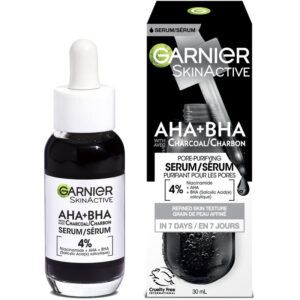 Garnier SkinActive Pore-Purifying Serum with AHA + BHA and Charcoal
