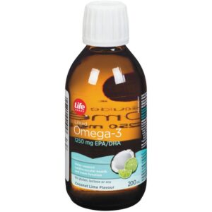 Life Brand Omega-3 1250mg Coconut Lime Flavour 200 mL