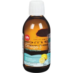 Life Brand Omega-3 1250mg EPA/DHA Lemon Flavour Liquid