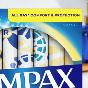 Tampax Pearl Tampons Super Plus Absorbency with LeakGuard Braid, Unscented 50 EA
